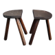 Duo de tabourets de ferme