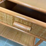 Rattan console
