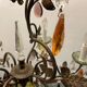 Bronze multicolored Crystal chandelier 1950’s