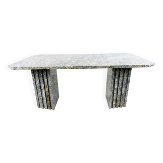 Vintage granite dining table, 1970s