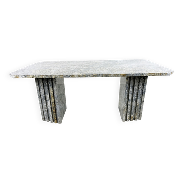 Vintage granite dining table, 1970s