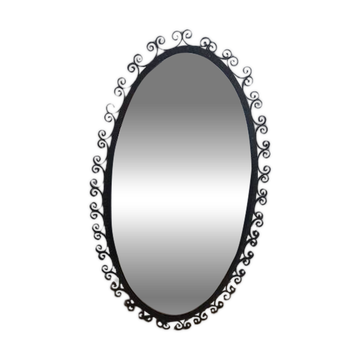 Miroir cadre en forgé