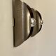 Pair of vintage wall sconces, bent steel, France, 1970