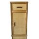 Meuble d'appoint chevet haut en rotin