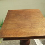 Solid walnut column late 19th early 20th