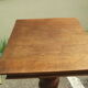 Solid walnut column late 19th early 20th
