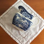Crémier Lochs of Scotland - Made in England - loch Leven - décors bleu