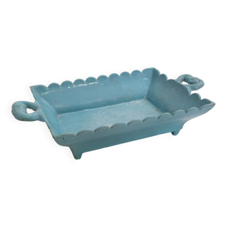 Large catch-all (former spittoon!) in enamelled cast iron from the early 20th century.