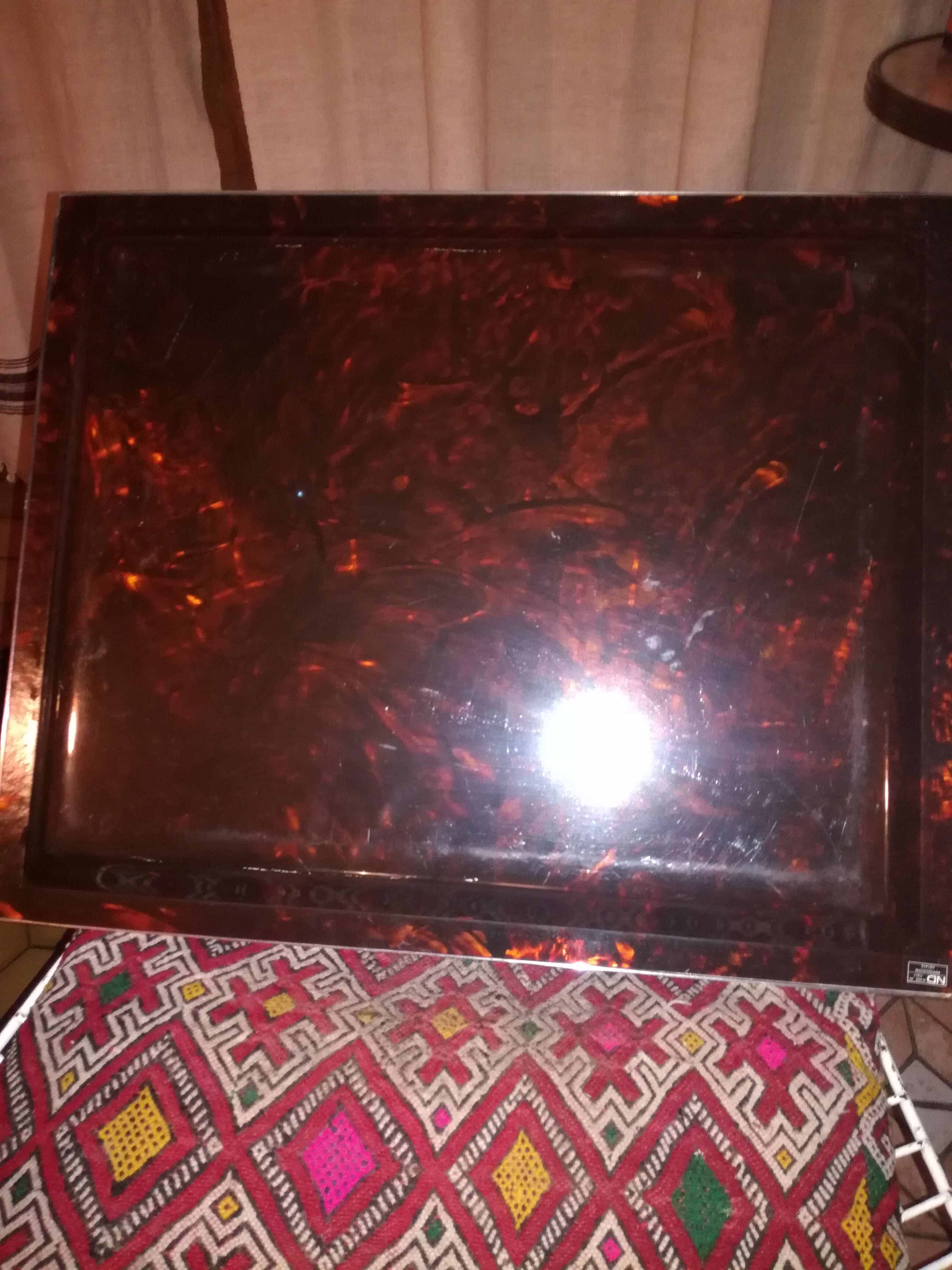 Amber service tray