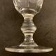 6 verres en cristal saint louis, modèle caton, xxème siècle