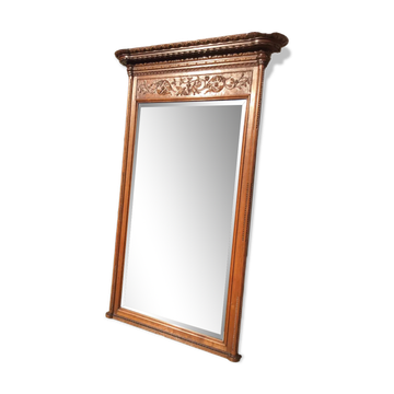 Oak mirror