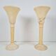 Lampes de table en albâtre vintage en marbre, années 1970, ensemble de 2
