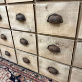 Magnificent wooden workshop cabinet.