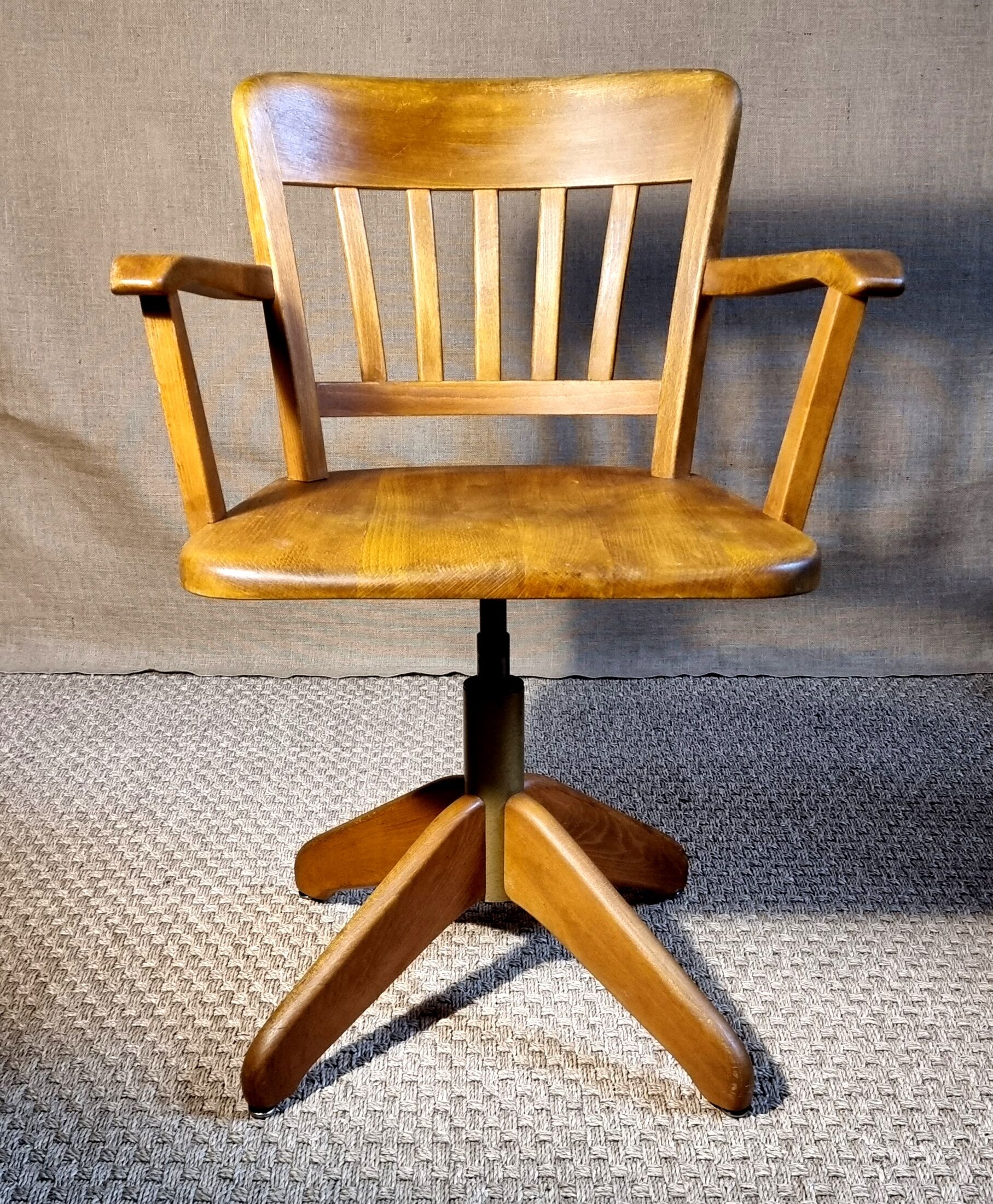 Federdreh rotating office chair by Stoll Giroflex 1963