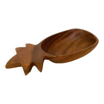 Empty pineapple pocket in exotic wood