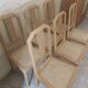 6 chaises cannées art déco rénovées