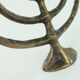 Chandelier brutaliste en bronze à 7 bras, années 1960-1970, milieu du siècle