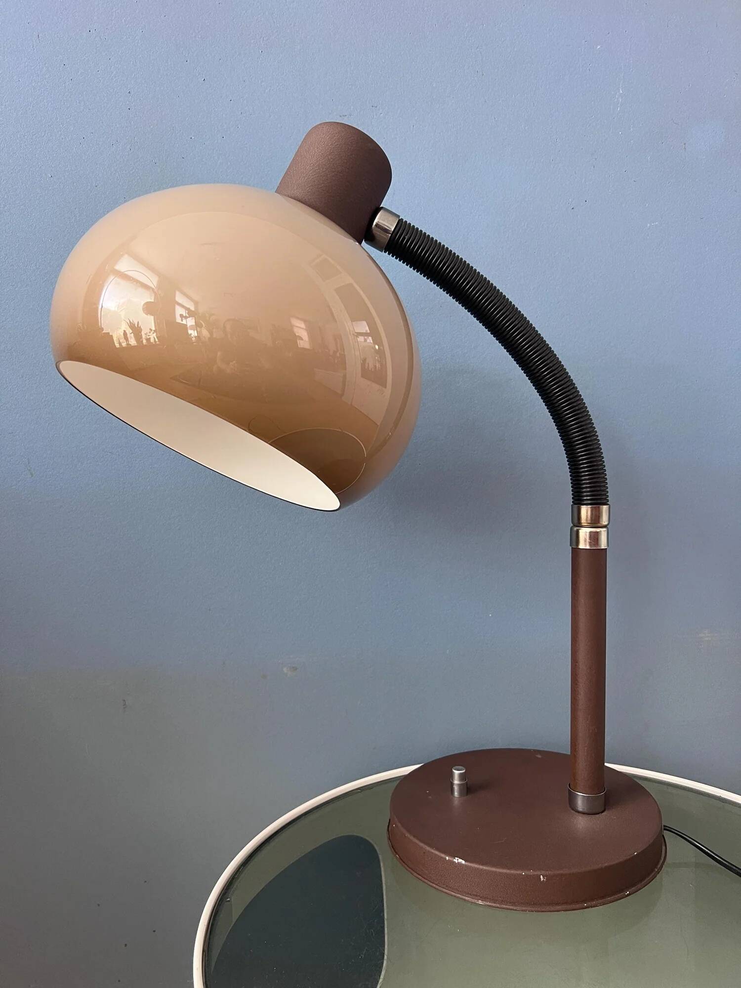 Vintage Herda mushroom table lamp | Mid-century modern bedside lamp | Dutch design