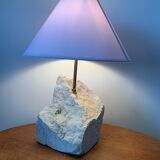 Ancient carved stone lamp