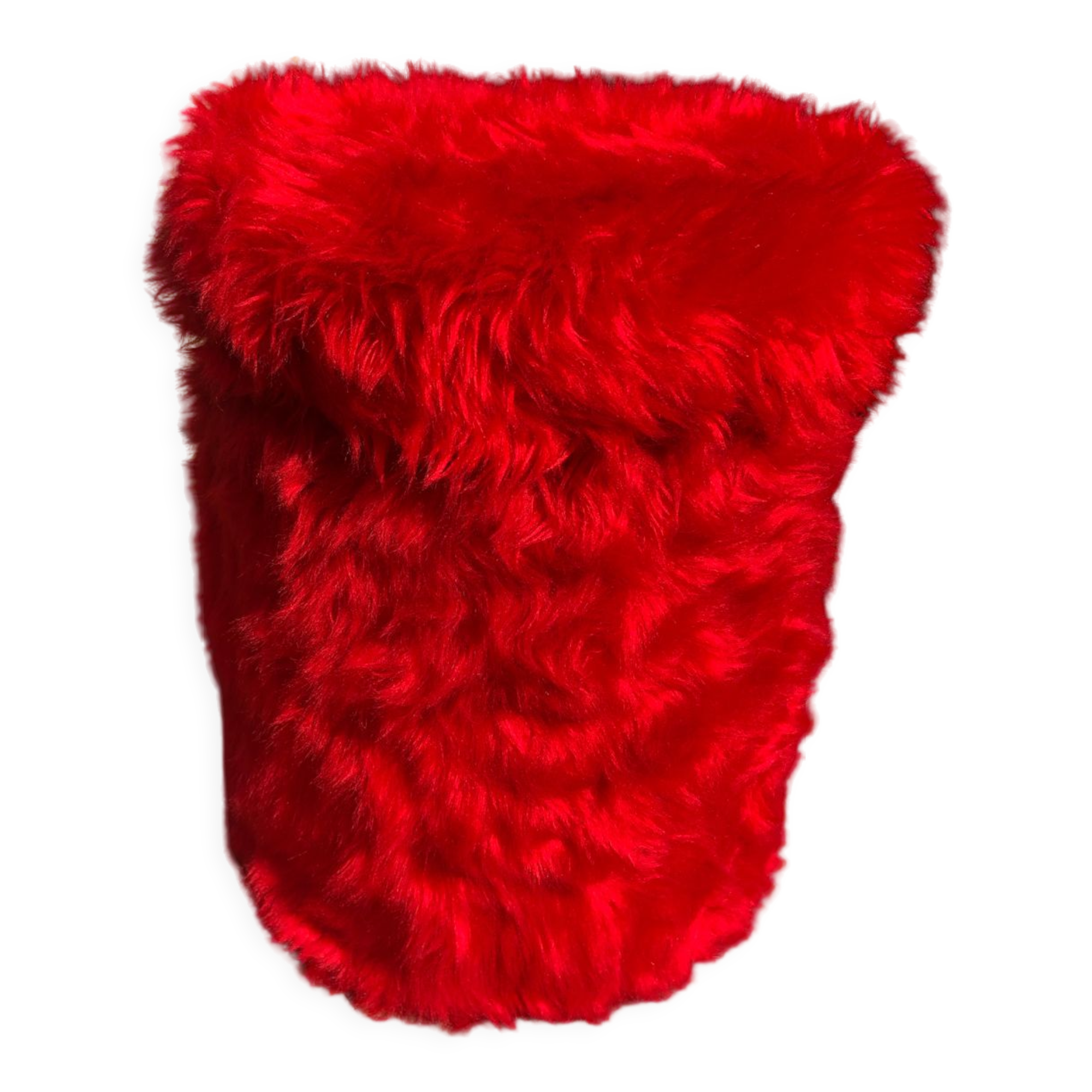 Vintage moumoute pouf