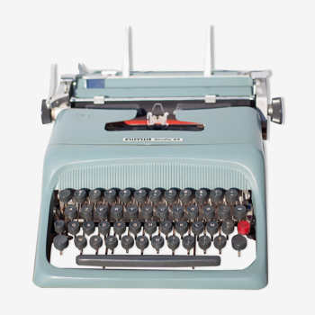 Typewriter Olivetti Studio 44, typewriter, AZERTY, office, made in italy, 60s, vintage