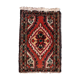 Vintage persian carpet hamadan handmade 35cm x 53cm 1970s