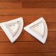2 Flat Ceramic Bowls, Matte Glazed Terracotta, Vintage 1960s