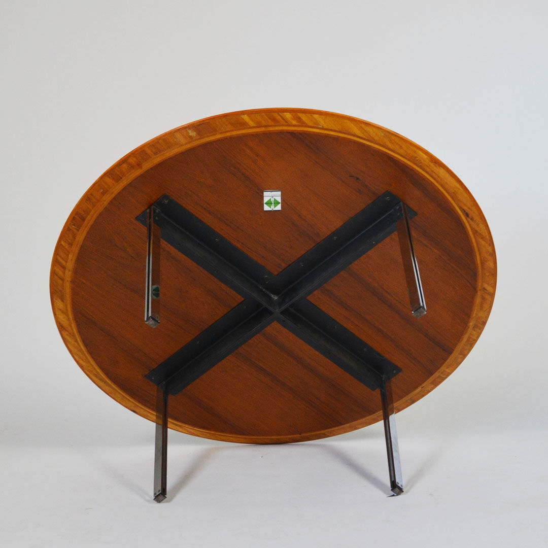 Florence Knoll Parralel Bar walnut coffee table for Knoll International