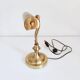 Lampe de bureau banquier en laiton doré