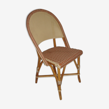 Chaise rotin bistrot