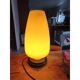 Lampe opaline saumon année 60