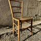 Vintage golden straw chair