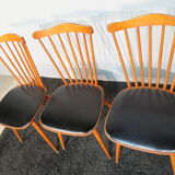 Set of 3 Baumann chairs model "Minuet"