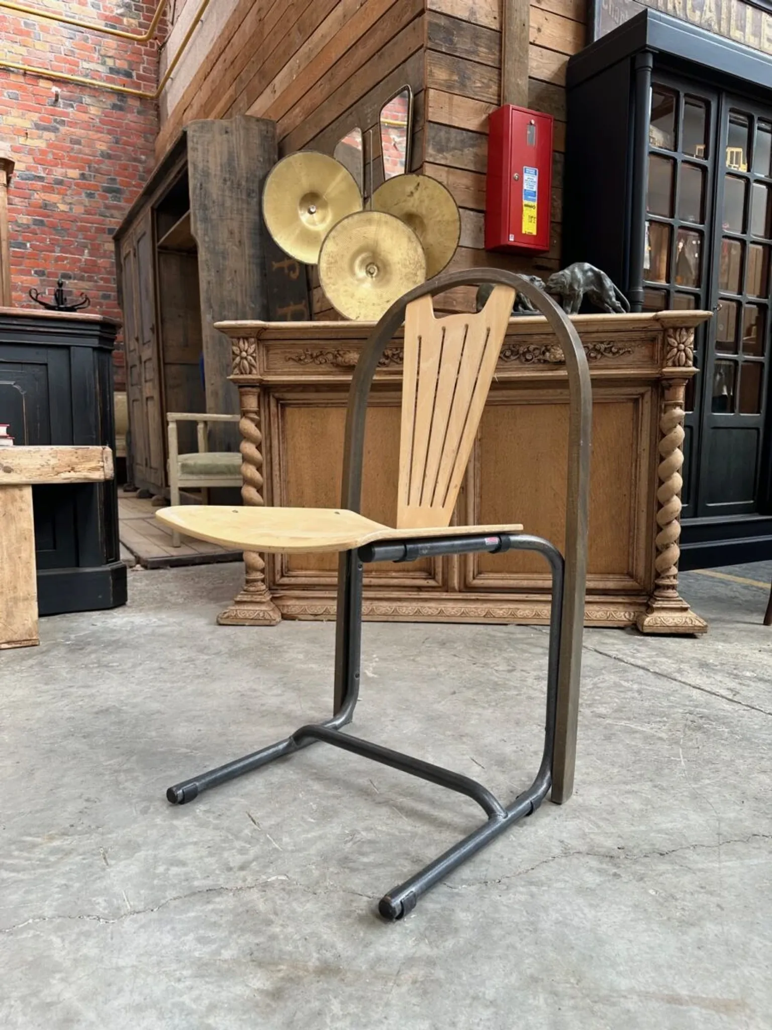 Set of 18 Baumann chairs from the 80s.