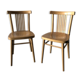 Pair of chairs 60s/70s Bistro