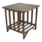 1970s rattan coffee table