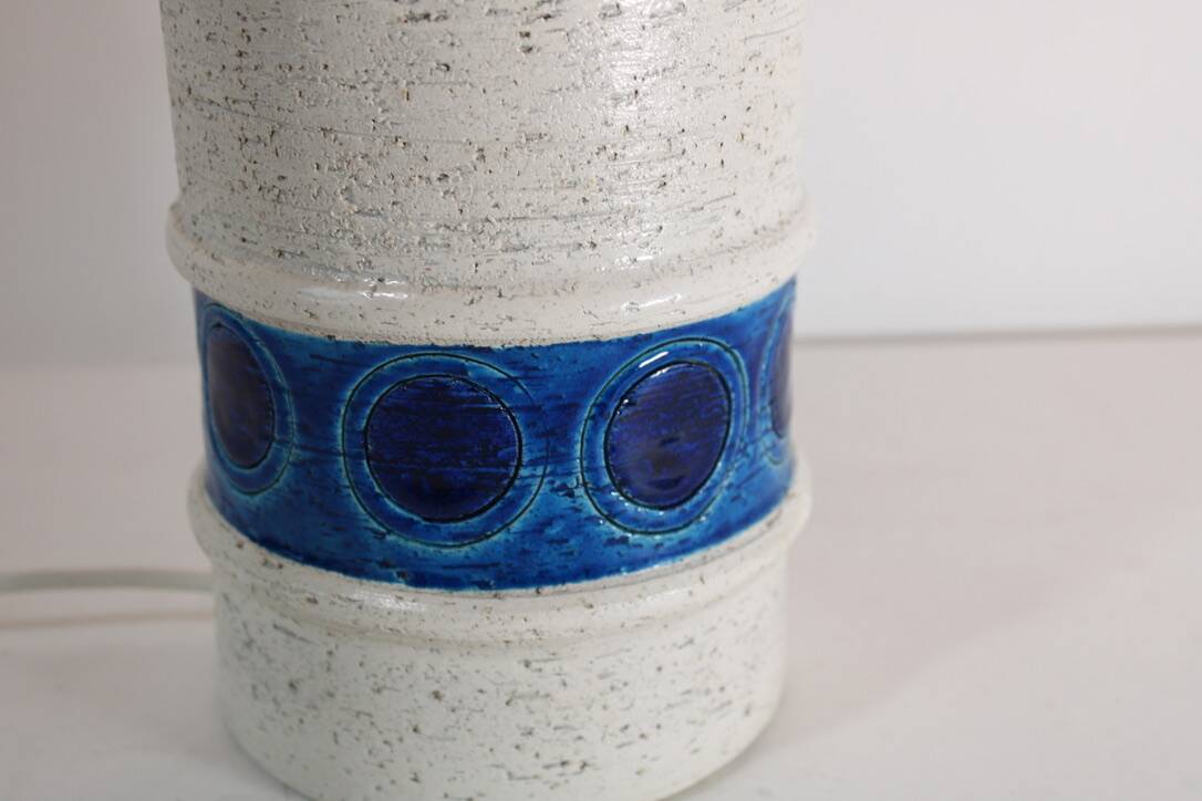 Aldo Londi Bitossi ceramic lamp 1960 vintage Italy