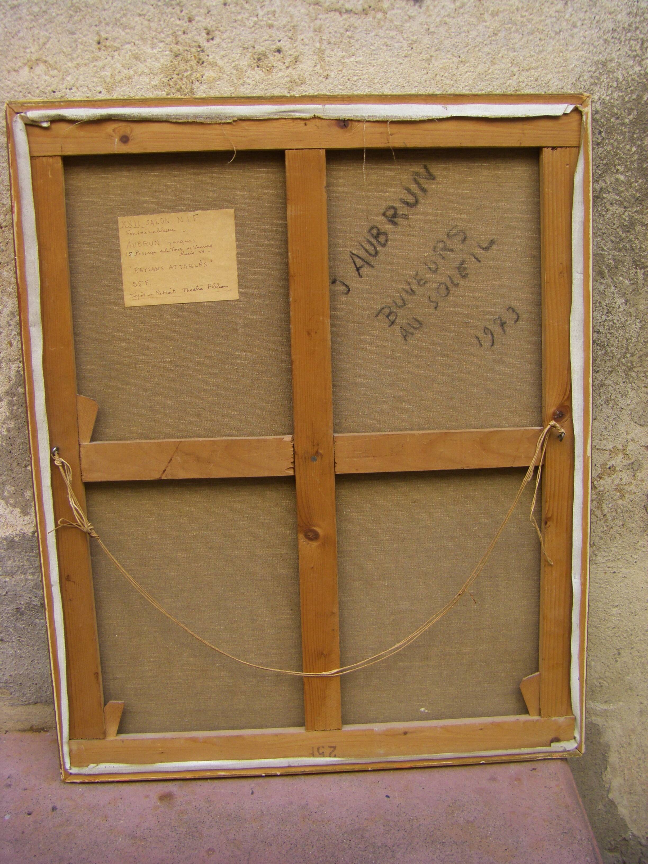 Painting "drinkers in the sun"