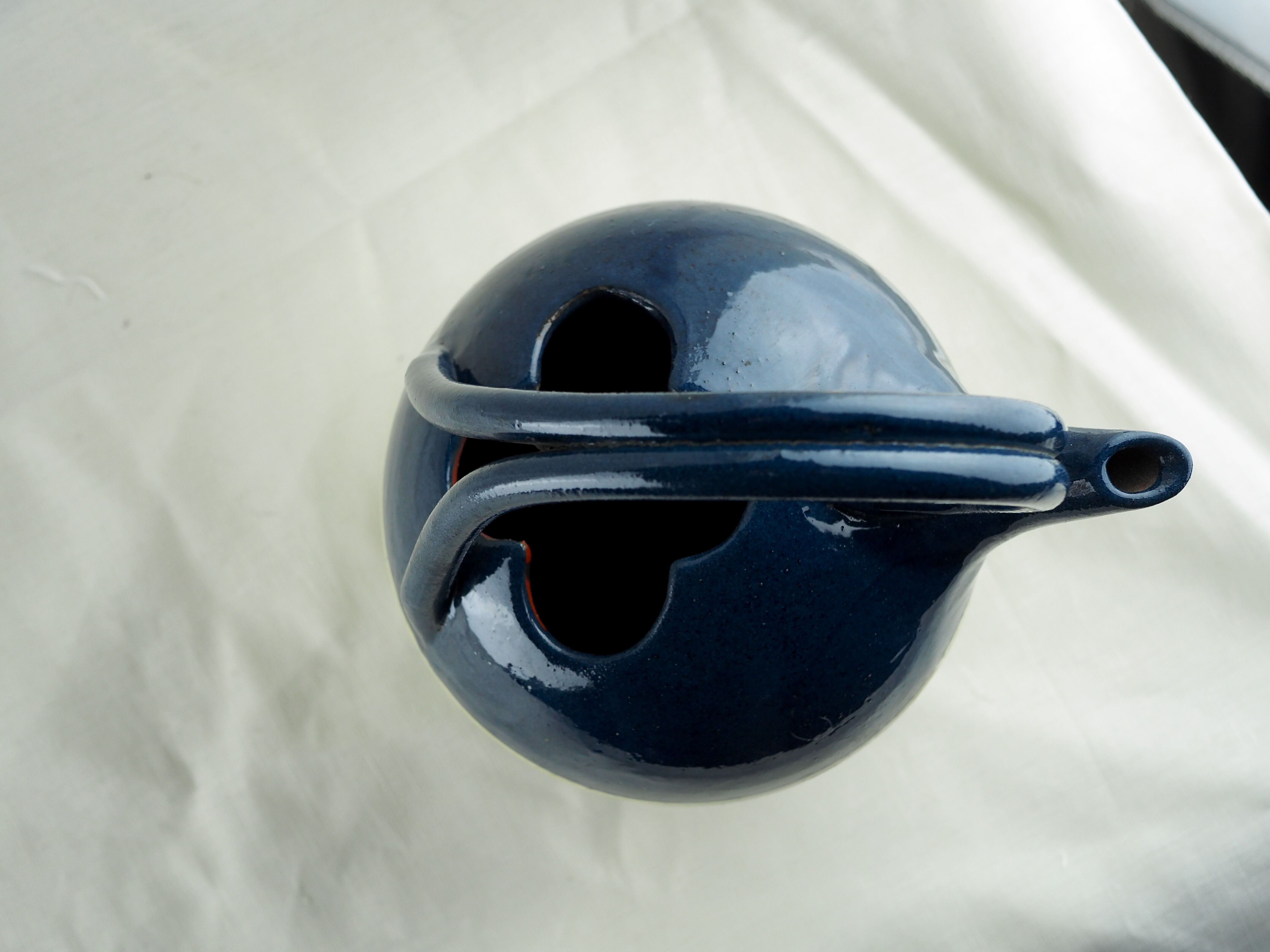 Polka dot pourer - Paul Jacquet - early XXth