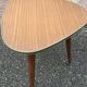 Mid century coffee table french cocktail vintage design 1960 scandinavian tripod