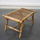 Table basse en rotin
