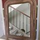 Louis Philippe gilded and pearl mirror