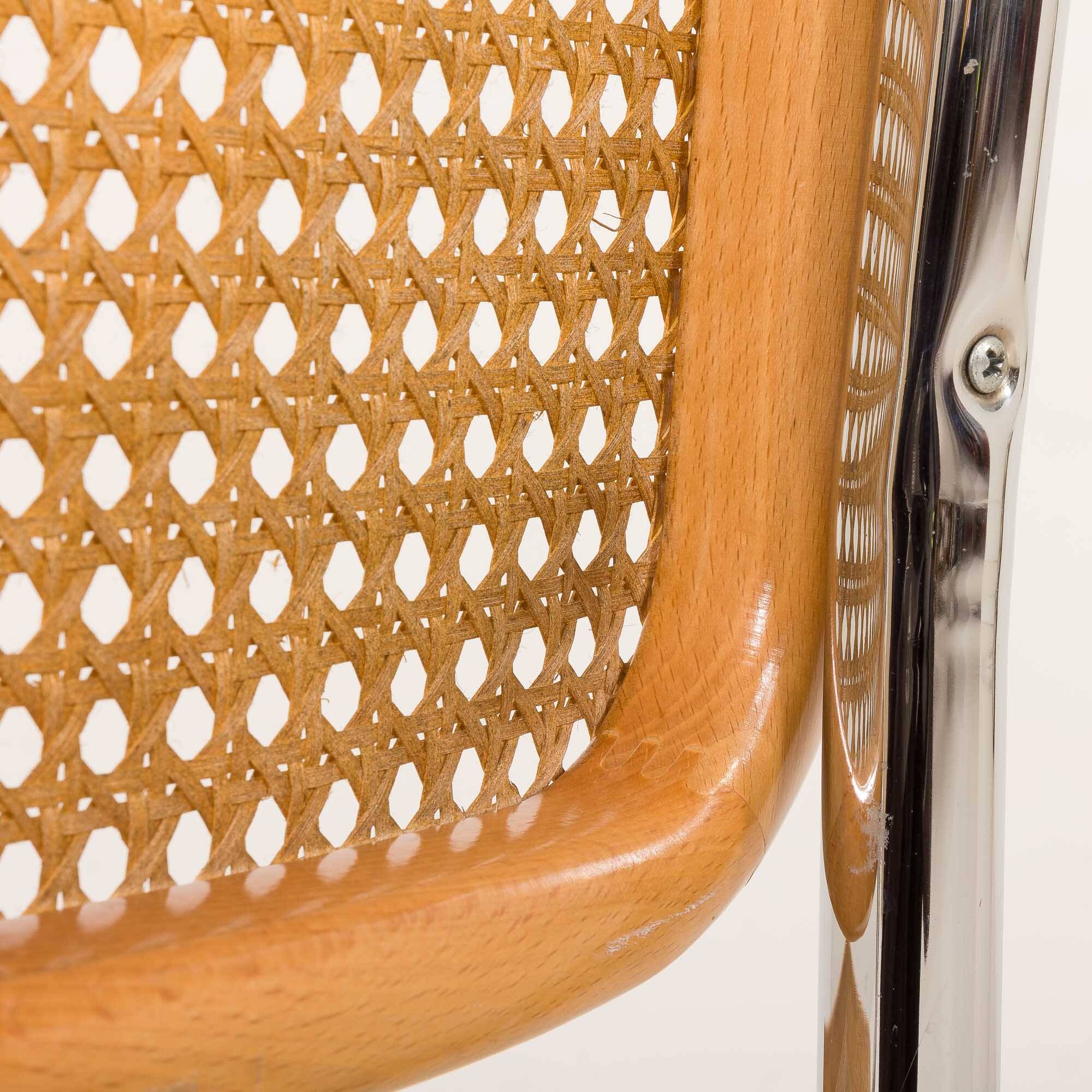 Vintage Italian single Cesca chair, 1980s