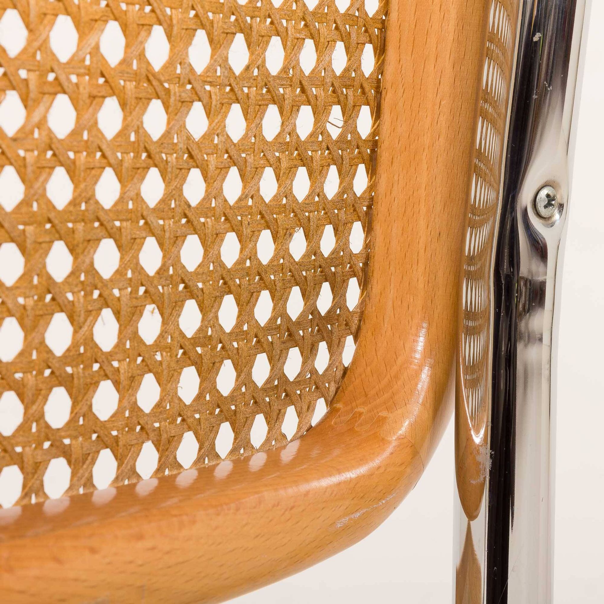 Chaise Cesca italienne vintage, années 1980