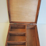 Cigar decorated wooden box