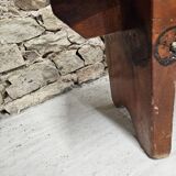 solid pine bench nursery school 1970 vintage