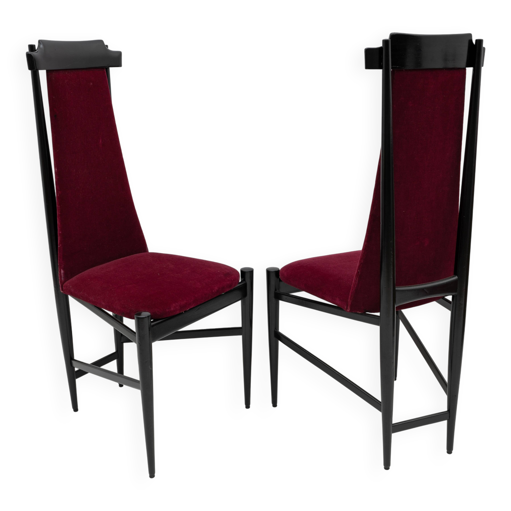 Sergio Rodrigues Mid-century Modern Brazil Chairs, 1960s