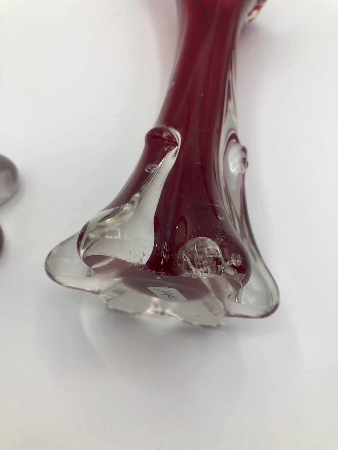 Duo soliflores verre soufflé