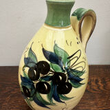 Pichet Poterie Grain De Sel - Poterie de Provence France - Décor Olive