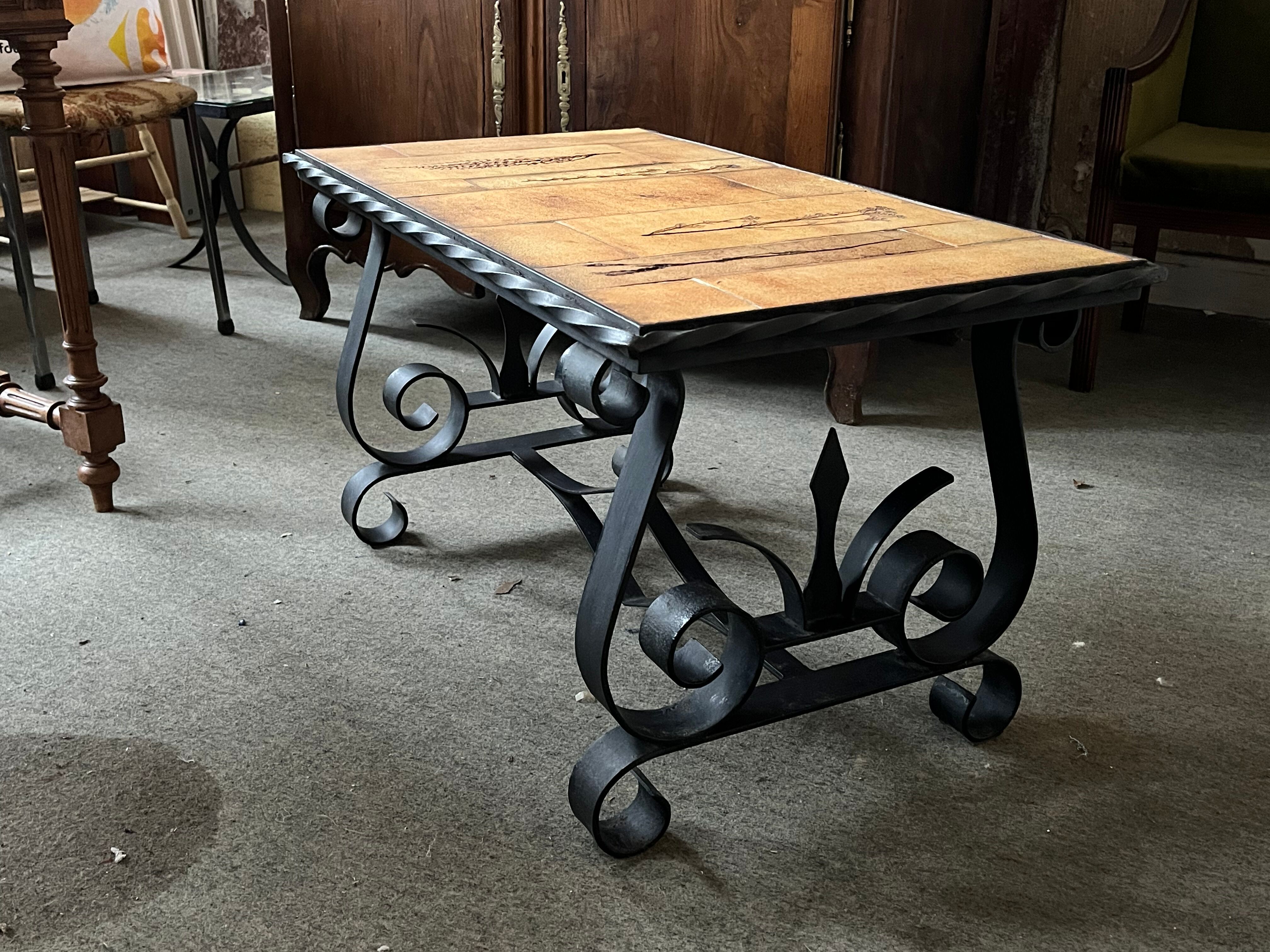Vintage ceramic coffee table from the 70s